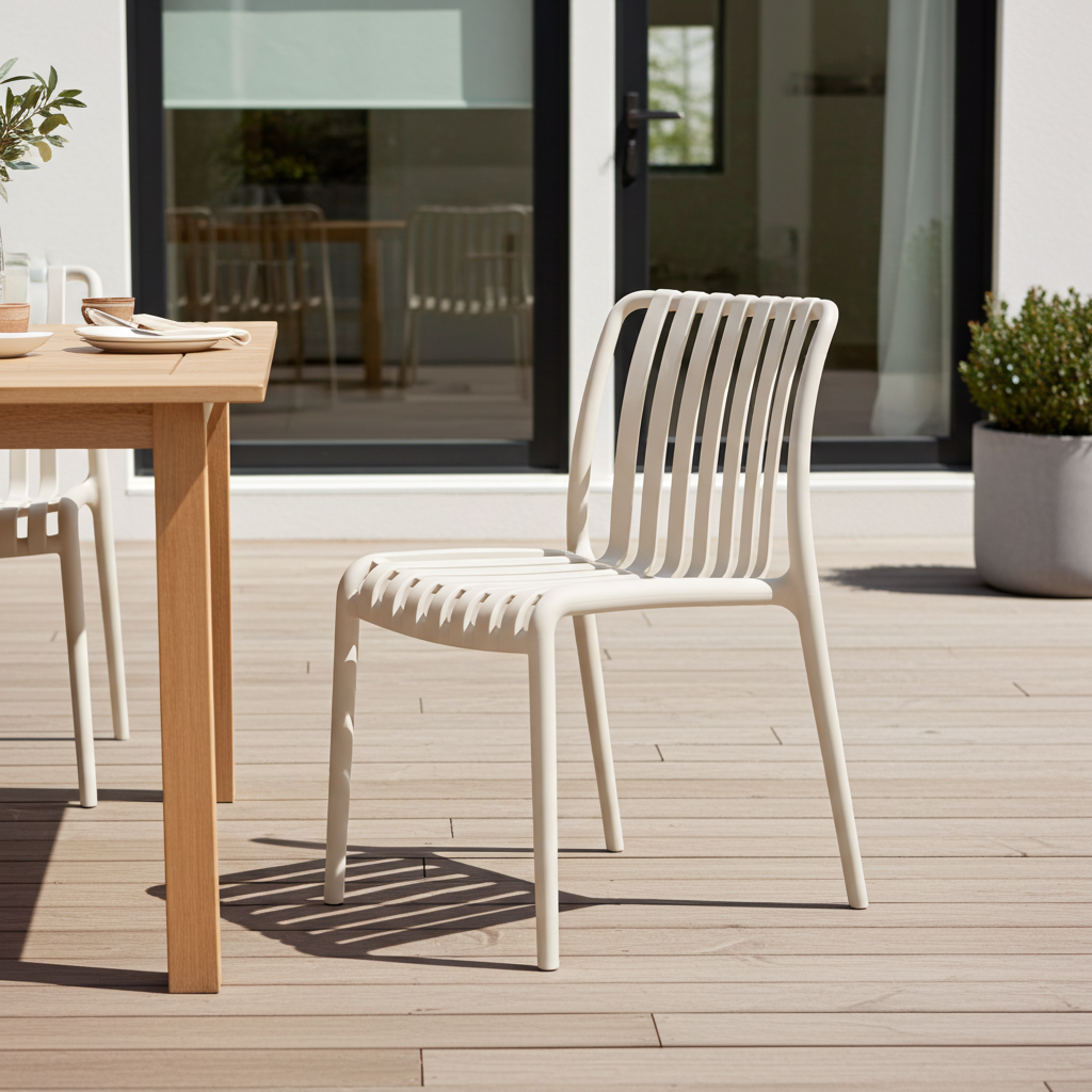 Bertioga Pearl Cream Outdoor Chair
