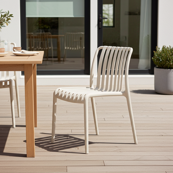 Bertioga Pearl Cream Outdoor Chair