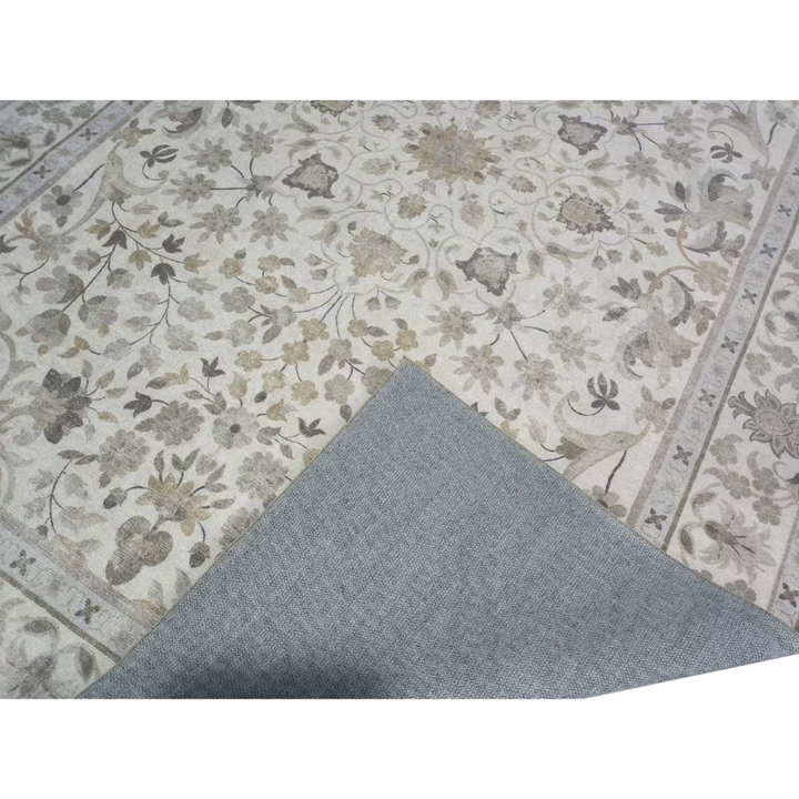 Dhruv Multicoloured Distressed Machine Washable Rug