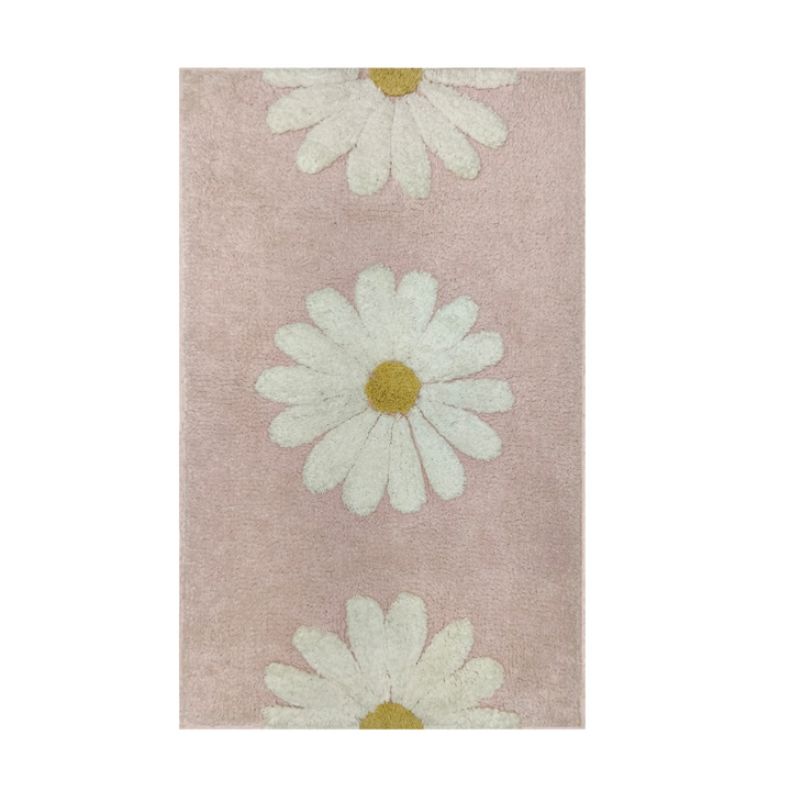 50x80cm Woodcliff Pink 100% Bathroom Mats
