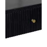 Drawer mechanism of Fraser console table in walnut 120cm – buy online in Australia