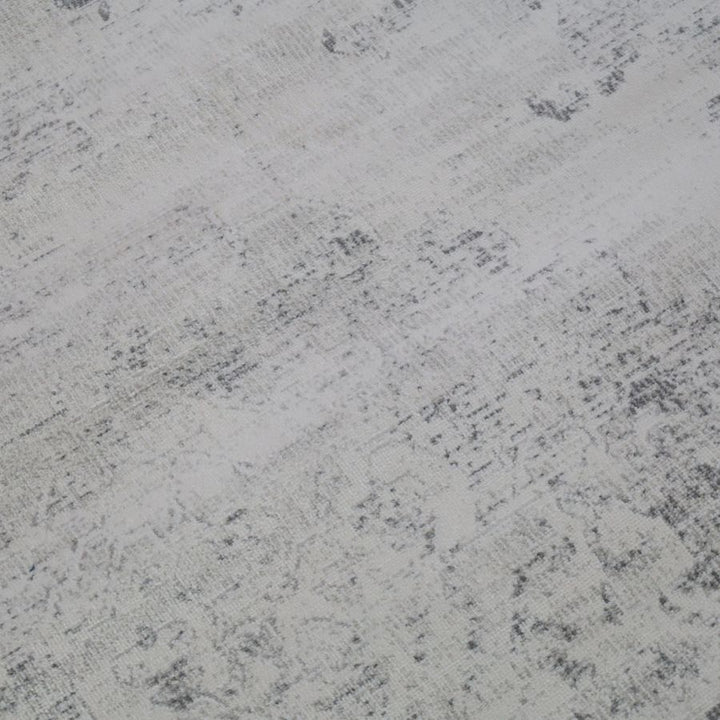 Taipei White and Grey Traditional Distrssed Extra Large Rug