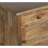 Clovelly side table open drawer view – cane drawer storage – buy bedside tables online in Australia
