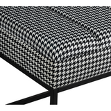 Rear view of Benog wood bench 120x35cm – Available online in Australia