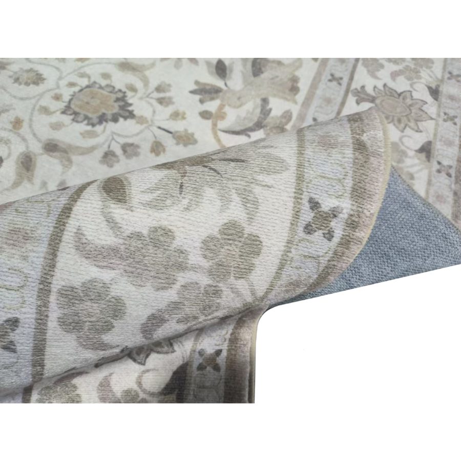 Dhruv Multicoloured Distressed Machine Washable Rug