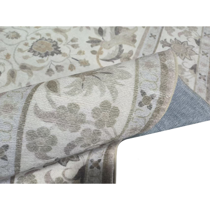 Dhruv Multicoloured Distressed Machine Washable Rug