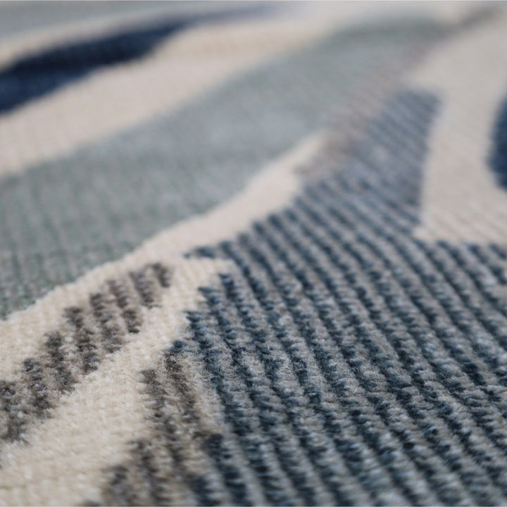 Tawang Navy and Cream Indoor Outdoor Large Rug