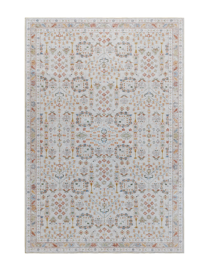 Hamilton Multicoloured Distressed Machine Washable Rug