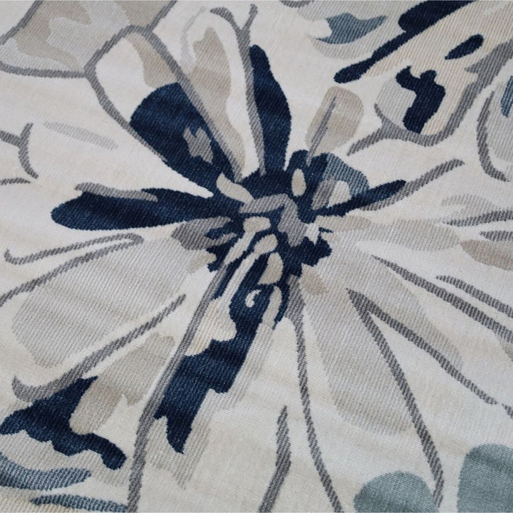 Tawang Navy and Cream Indoor Outdoor Large Rug