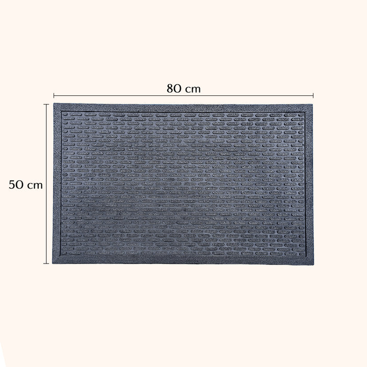Capsule Rubber Doormat - Fab Habitat , Doormats, [product_size],