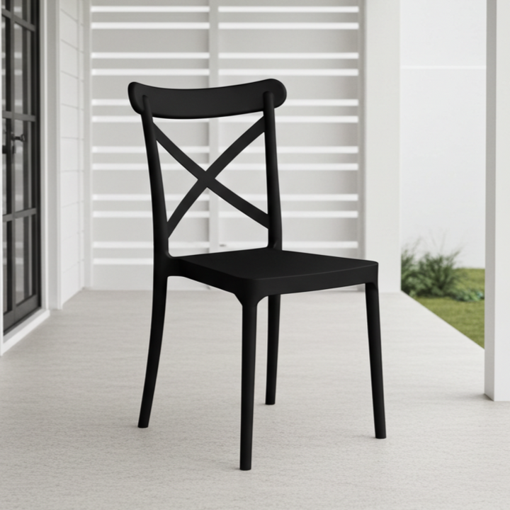 Trancoso Black Cafe Chair