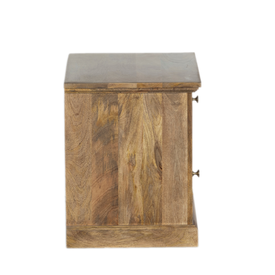Detailed finish of wood surface – Clovelly rattan side table – buy home decor furniture Australia