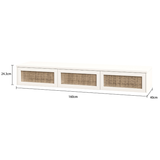 Arya White Floating TV Unit – 160cm