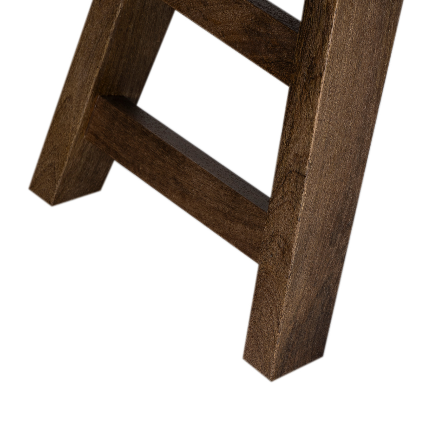 Leg connection detail of Landour wooden bench 120cm – buy online in Australia