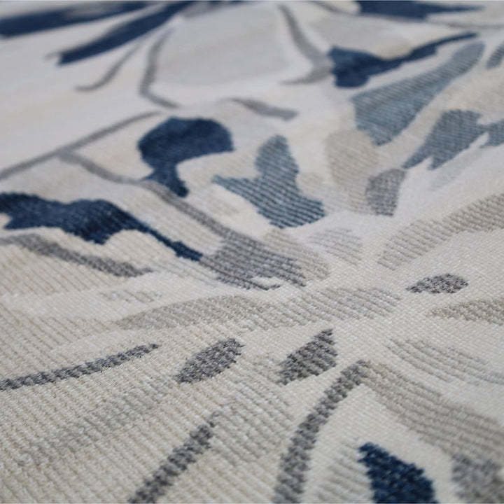 Tawang Navy and Cream Indoor Outdoor Large Rug