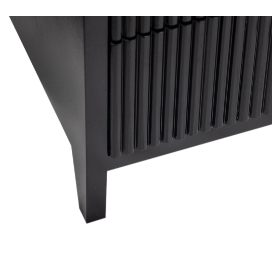 Byron natural console showing leg finish and structure – 120cm – Australia
