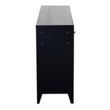 Fraser console table walnut 120cm close-up on wooden top finish – buy online in Australia