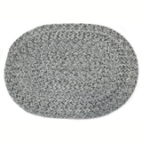 Hazel Grey Oval PET Placemats
