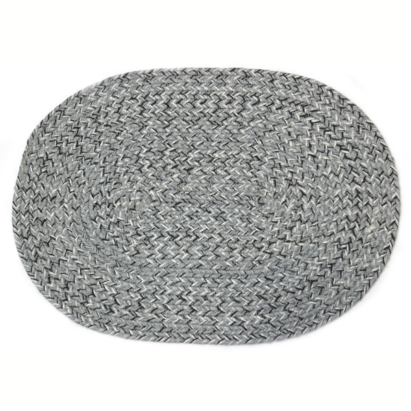 Hazel Grey Oval PET Placemats