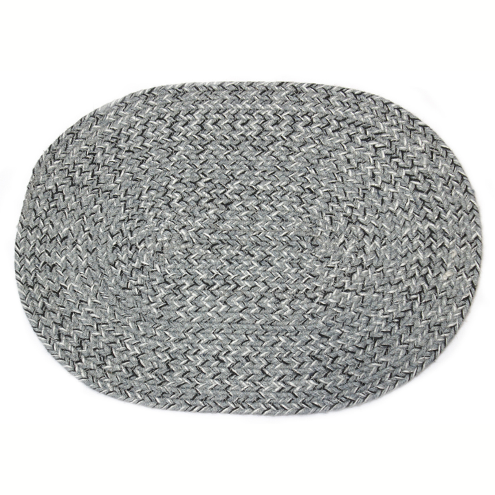 Hazel Grey Oval PET Placemats