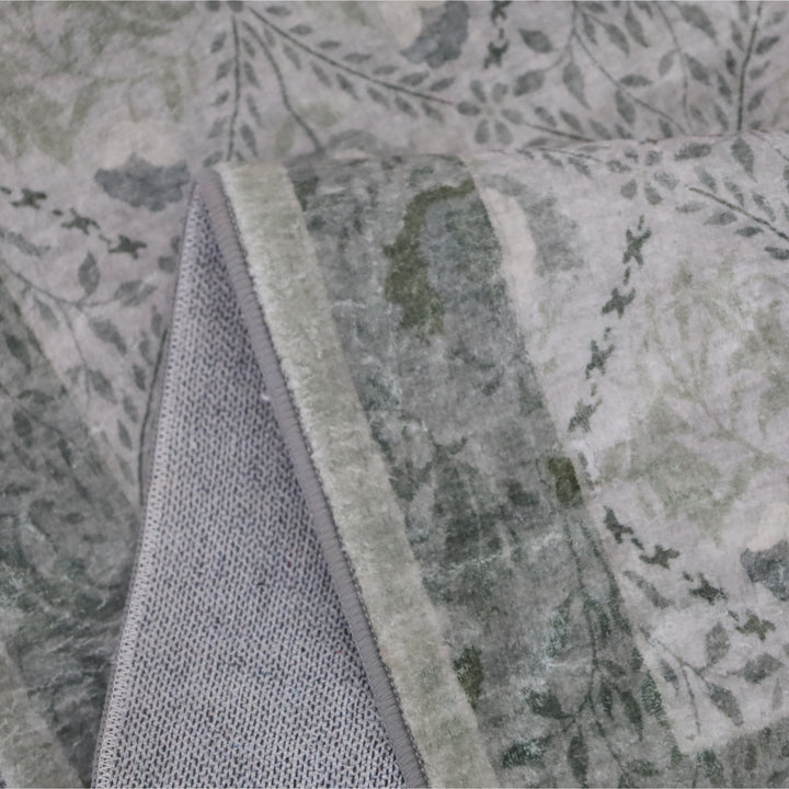 Aanya machine washable rug styled in lounge room 150x210cm - shop online Australia