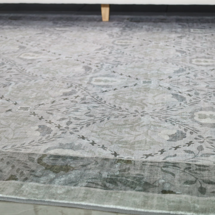 Aanya close-up of fabric texture – machine washable rug – 180x270 cm