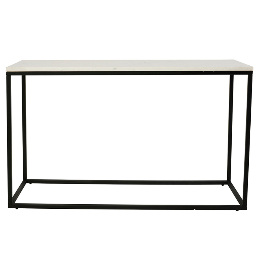 Agni Marble Top Console Table - Fab Habitat , Console Tables, 