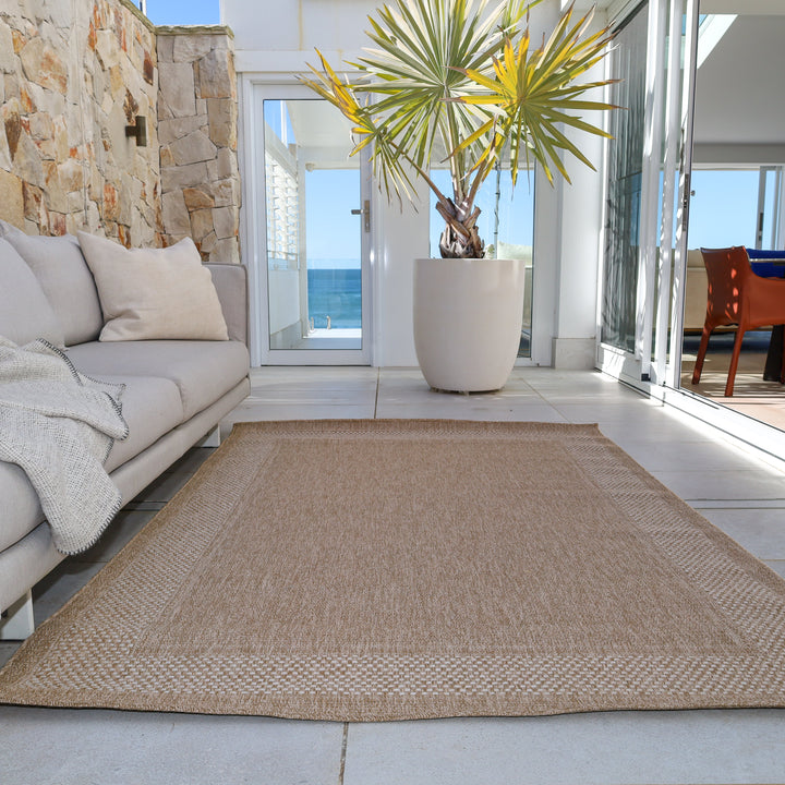 Akita White Indoor Outdoor Large Rug