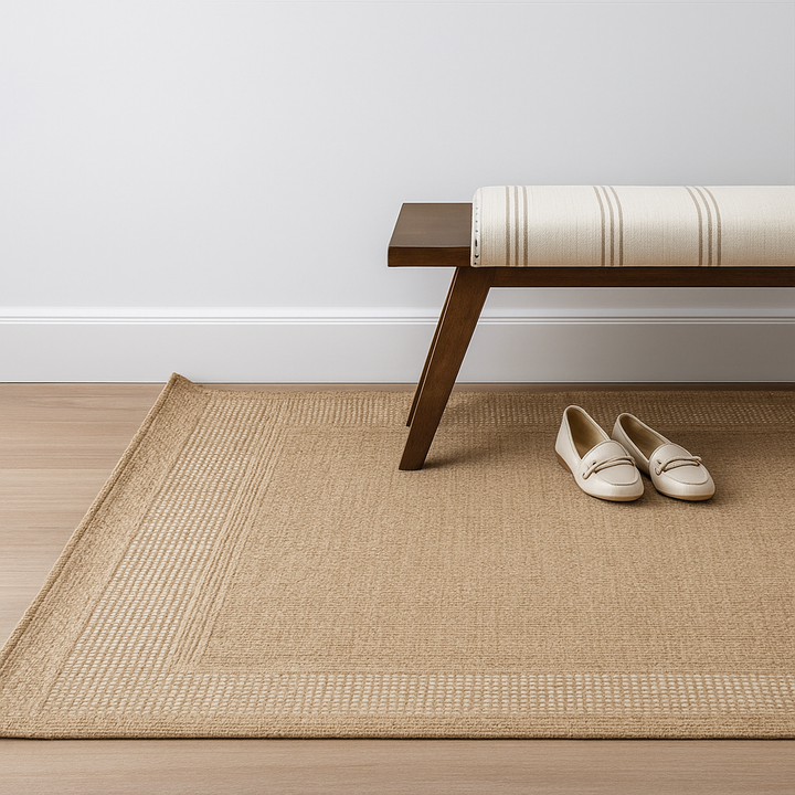 Akita White Indoor Outdoor Large Rug