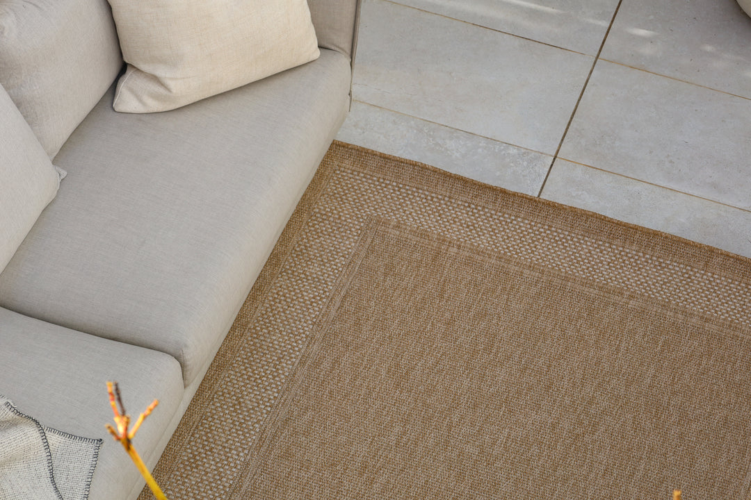 Akita White Indoor Outdoor Large Rug