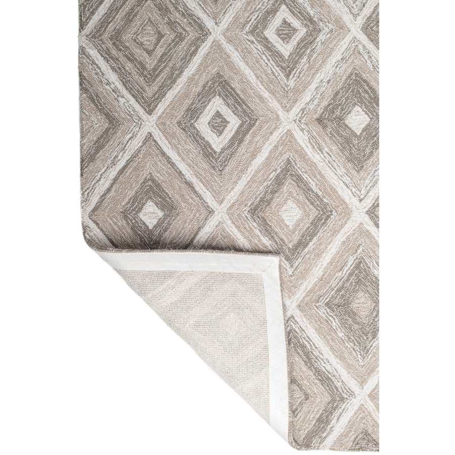 Alexandria Multicolour Beige P.E.T Indoor Outdoor Large Rug - Fab Habitat , Outdoor Rugs, 