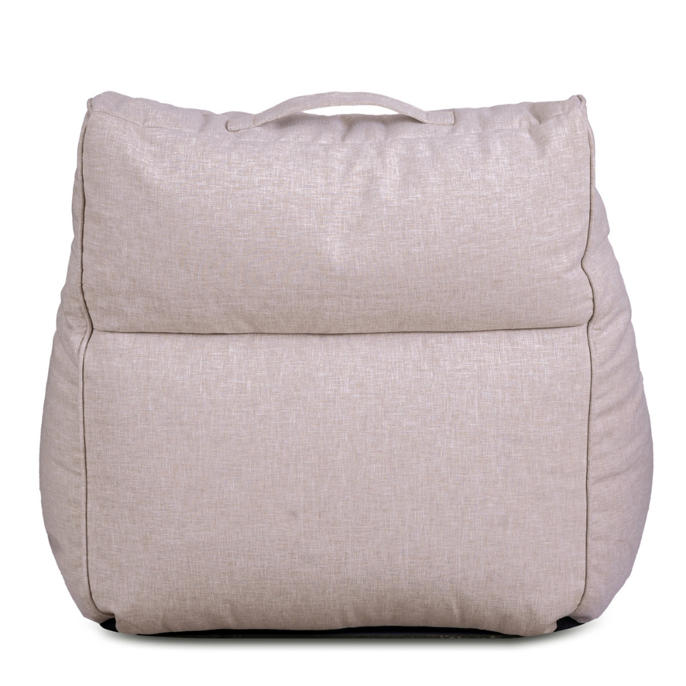Altair Beige Outdoor Star Lounger Bean Bag with Handle & Pocket