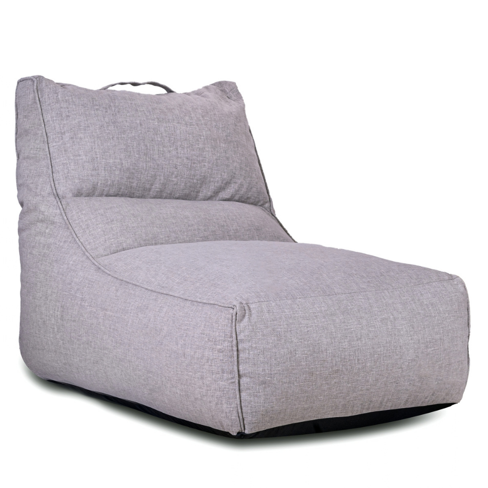 Altair Grey Outdoor Star Lounger Bean Bag with Handle & Pocket