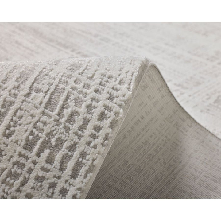 Amadeus Grey Modern Distressed Large Rug
