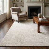 Amadeus Beige Modern Distressed Large Rug
