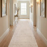 Amadeus Beige Modern Distressed Runner Rug