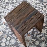 Amelia wooden side table with bottom storage – modern design, buy online in Australia
