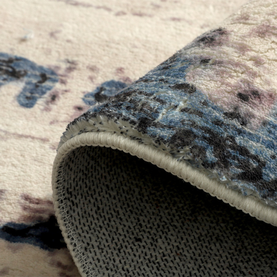 Anini Blue Modern Machine Washable Large Rug - Fab Habitat , Rugs, 