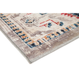 Ankara Multicolour Distressed Traditional Turkish Rug - Fab Habitat , Soft And Plush Turkish Rugs, 