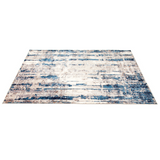 Antalya Blue Modern Distressed Rug - Fab Habitat , Soft And Plush Turkish Rugs, 