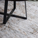 Anu Natural & Black Wooden Round Coffee Table - Fab Habitat , Coffee Tables, 
