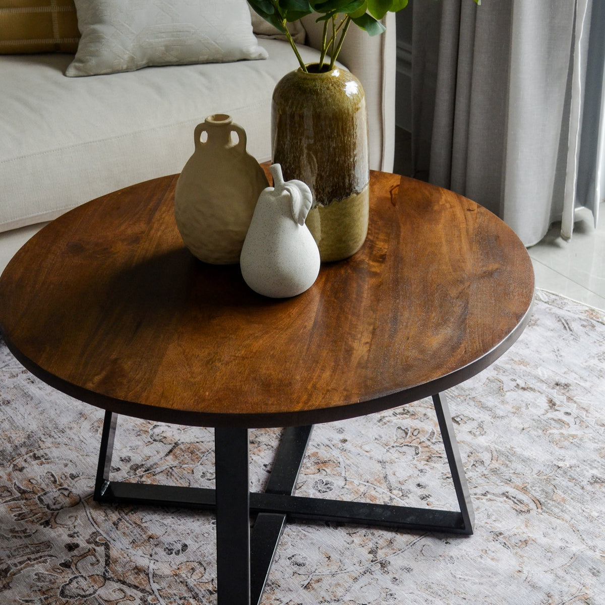 Constantine Traditional Non-slip Large Round Rug - Fab Habitat , Non Slip Rugs, 