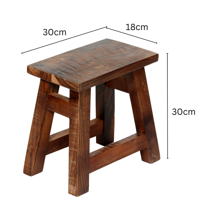 Apurva Natural Timber Bedside Table – Scandinavian Round Side Table – Buy Online in Australia