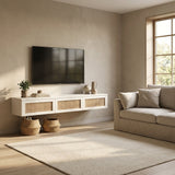 Arya White Floating TV Unit – 160cm