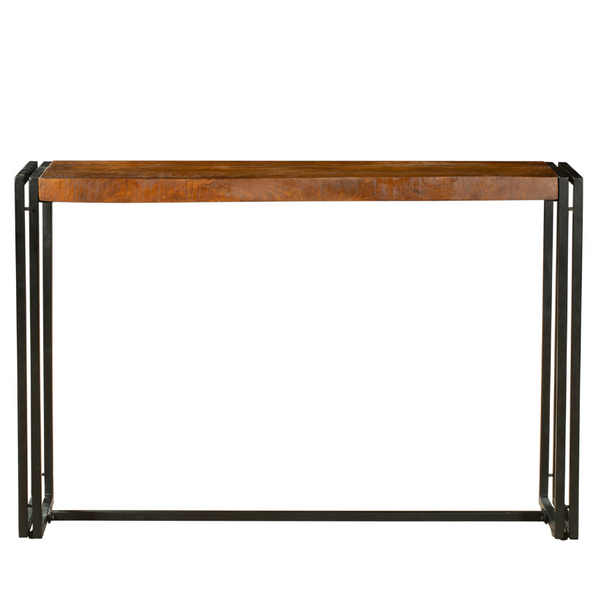 Astra Mango Wood Industrial Console Table - Fab Habitat , Console Tables, 