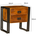 Astra Console Table with 2 Drawers – Timber Storage Table – Buy Online in Australia