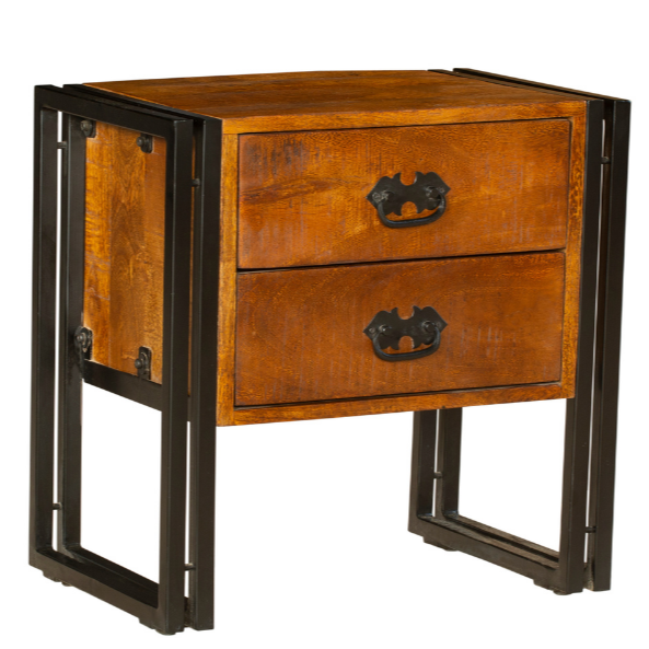 Astra 2 Drawer Side Table - Fab Habitat