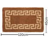 Athens Doormat 45x120 – Greek Key Border Entry Rug – Buy Online in Australia