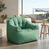 Atria Green Outdoor Bean Bag Umbrella Sofa with Handle