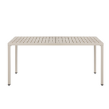 Aurora 164 cm dining table in pearl cream – modern rectangular design – buy online in Australia